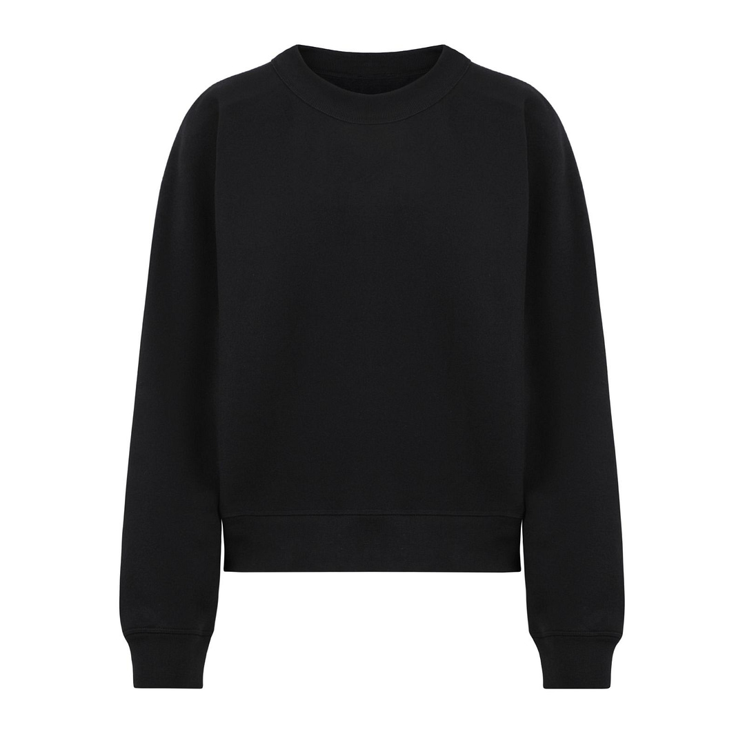 Black Custom Sweatshirt Manufactured By Best Sweatshirts Manufacturer In Pakistan.